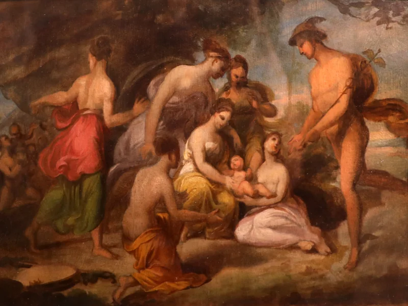 1788-Antonio Marini - Mercurio consegna Bacco bambino alle ninfe - Prato, museo civico